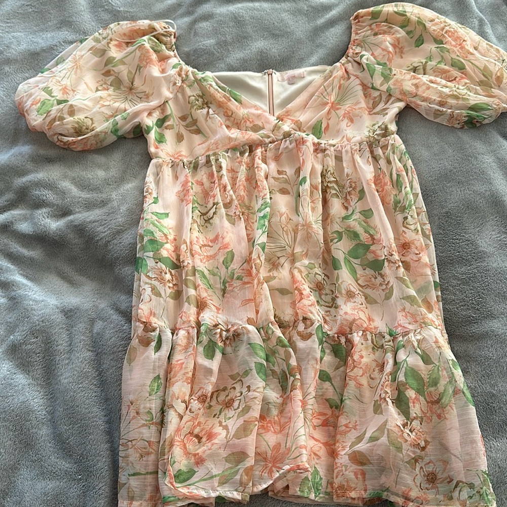 Floral babydoll dress